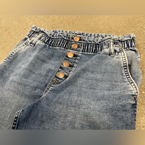 Abercrombie kids high rise mini mom denim jeans size 13/14 - Picture 4 of 9